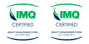 Company certified to ISO 9001:2025 and ISO 13485:2016