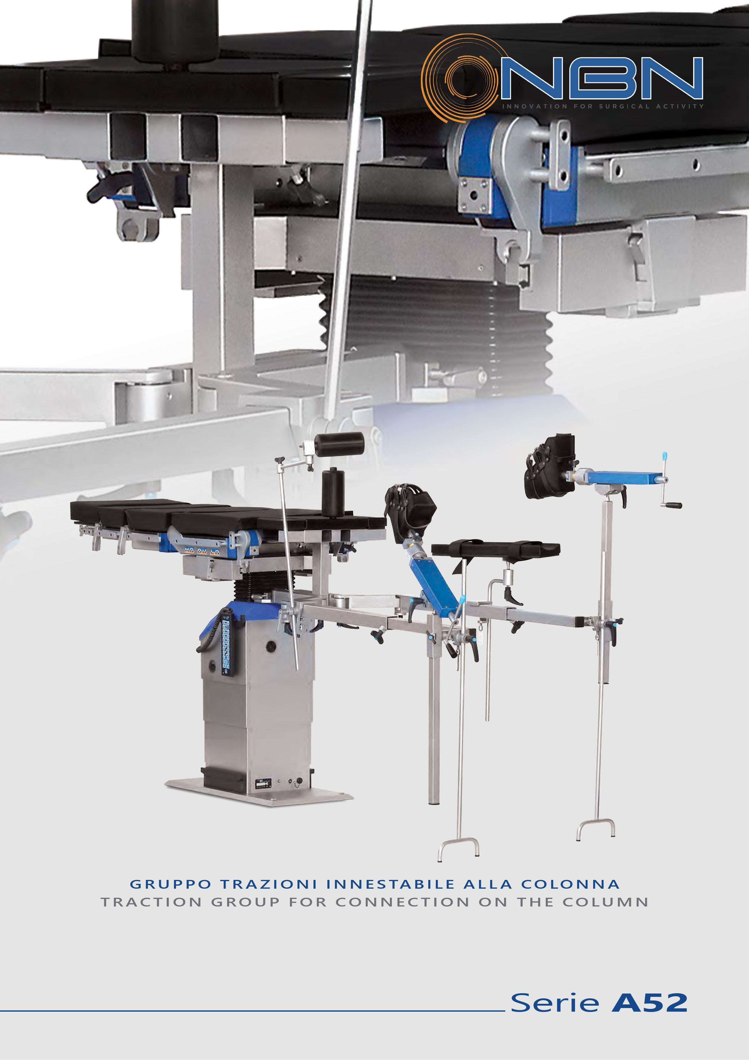 Brochure traction group for the operating electromechanical table
