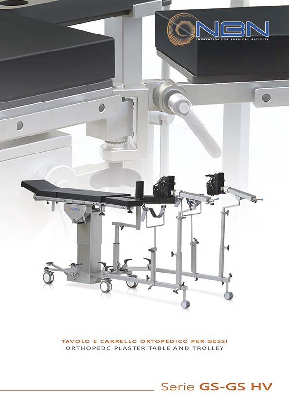 Brochure for the GS GS-HV Orthopedic Casting Table
